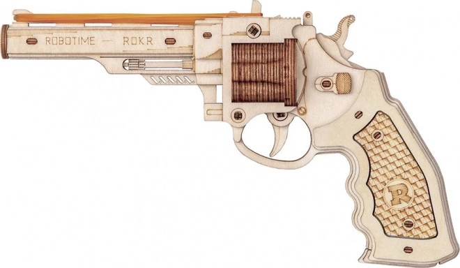 RoboTime 3D drvene mehaničke puzzle Revolver Corsac