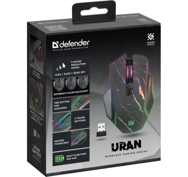 Bežična gaming miš URAN GM-503 3200 DPI 8P