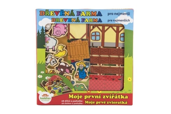 3D drvena farma Moje prve životinje - 28 dijelova
