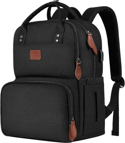 Ruksak za prijenosno računalo Matein s USB priključkom 15,6'' crni