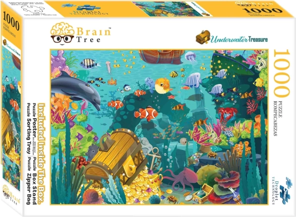 Puzzle BRAIN TREE blago ispod površine 1000 dijelova