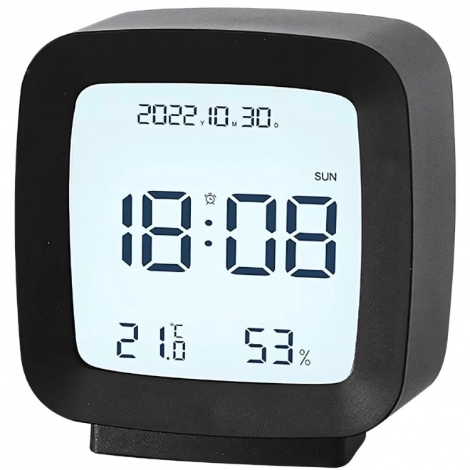 Digitalni budilica s LCD zaslonom i mjerenjem temperature i vlage