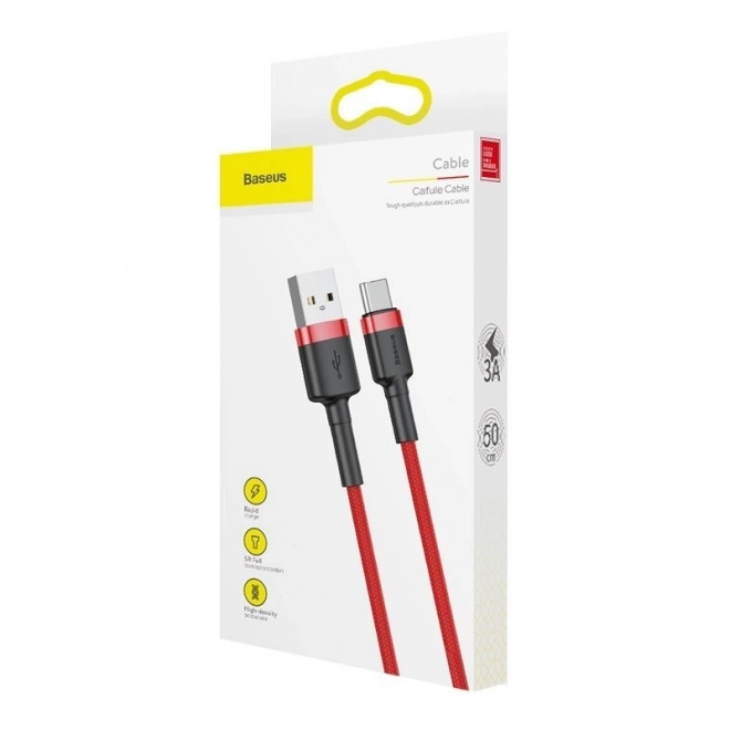 Baseus Cafule USB-C kabel 2A 3m - crveni