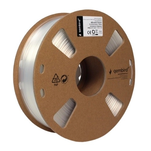 Vlakno za 3D pisač ABS/1,75 mm/prozirno