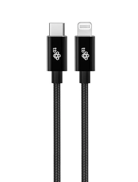Kabel Lightning MFi - USB C crni 1m