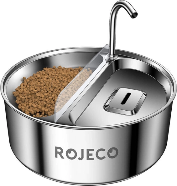 Inoxna fontana i hranilica za kućne ljubimce 2u1 3,2 l Rojeco