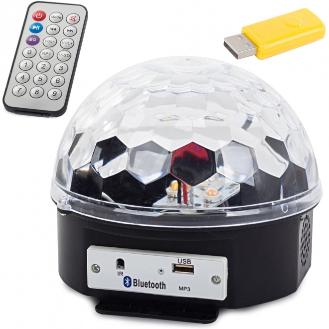 LED disko kugla usb mp3 projektor s bluetoothom i laserom