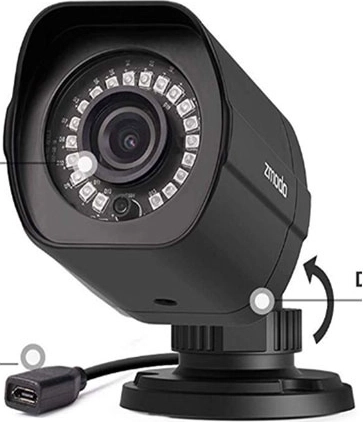 Zmodo sigurnosna kamera 1080p s IP65 otpornošću za vanjsku i unutarnju uporabu