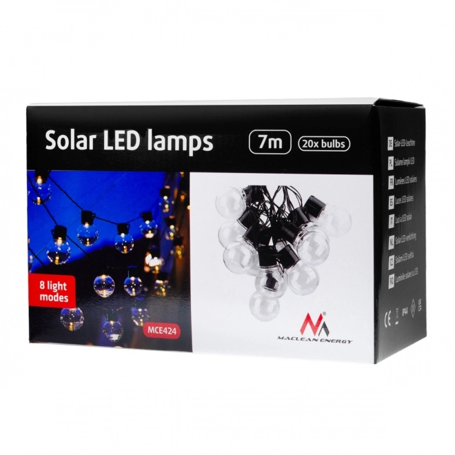 Solarní vrtni vijenac 2u1 LED MCE424 7m kugle