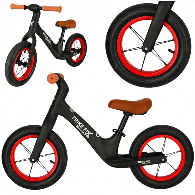 Dječji balans bicikl Trike Fix Balance PRO crni