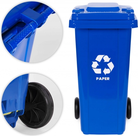 Glatko premještanje zahvaljujući gumenim kotačima i metalnoj osovini