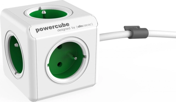 Produžni razdjelnik PowerCube Extended 1,5 m, zelena