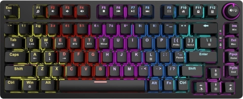 Bežična mehanička tipkovnica Savio PHENIX s Gateron Red Pro prekidačima