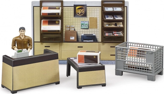Set BWORLD UPS paketna trgovina s figuricom