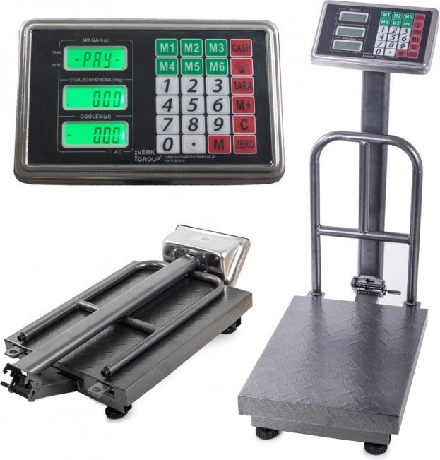 Elektronička platformna vaga 100 kg s LCD zaslonom