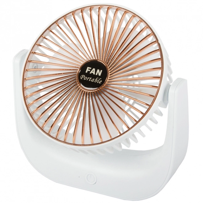 Bežični stolni ventilator – Bijelo-ružičasti