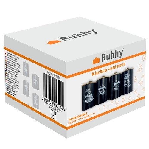 Kuhinjski spremnici - 4 kom. Ruhhy 24578