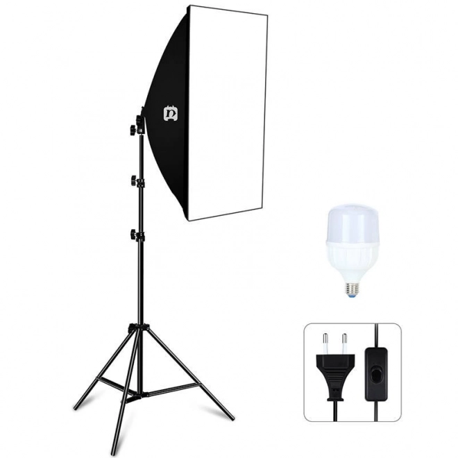 Studiološki set Puluz Softbox 50x70 cm s postoljem i LED žaruljom