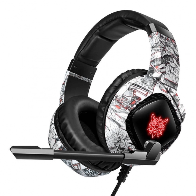 Gaming slušalice Onikuma K19 Camouflage bijela