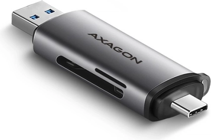 Vanjski čitač kartica USB3.2 Gen 1 Type-C + Type-A SD/microSD