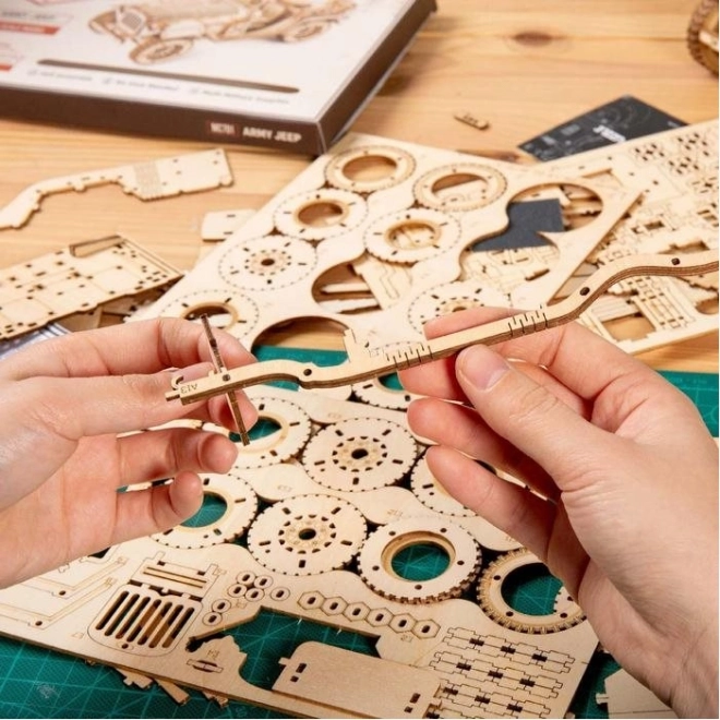Lokomotiva - Parni Express - 3D drvene puzzle
