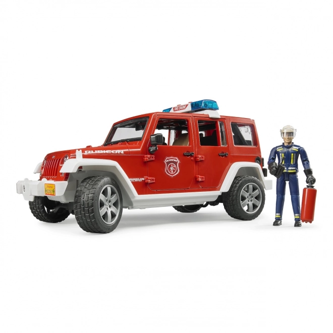 Bruder Crveni vatrogasni JEEP WRANGLER s figuricom i dodacima