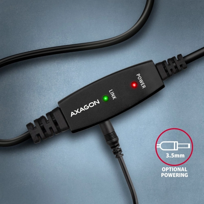 ADR-215B USB 2.0 A-M -> B-M aktivni povezni kabel/pojačalo 15 m