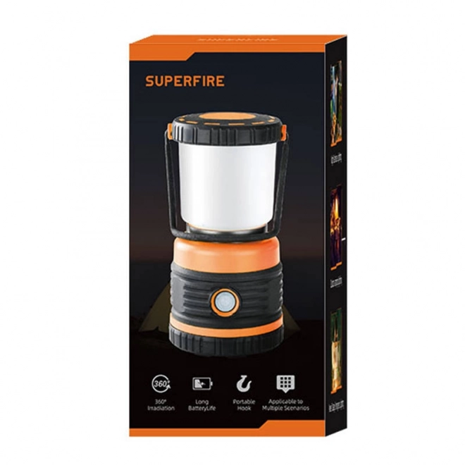 Kamperska svjetiljka Superfire s visokim osvjetljenjem 850 lm