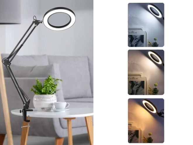Kozmetička LED povećavajuća lampa