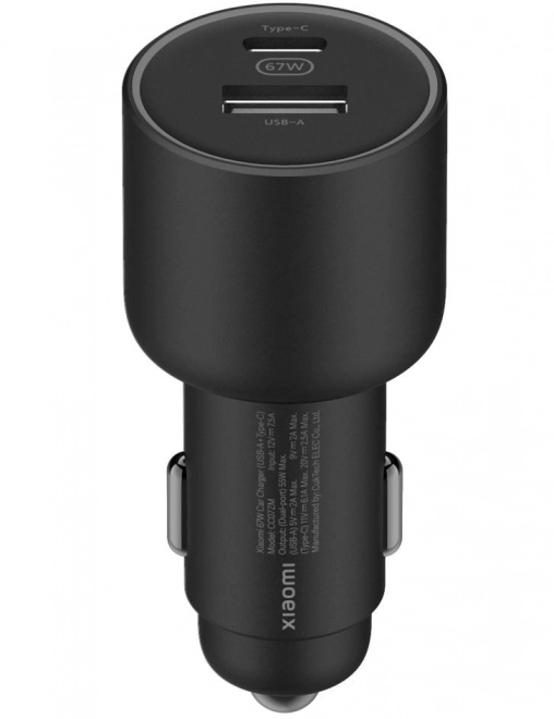 Mi 67W Bežična USB-C USB-A punjač za auto