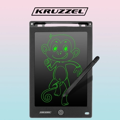 Crtaći tablet 8,5" crni KRUZZEL 22454