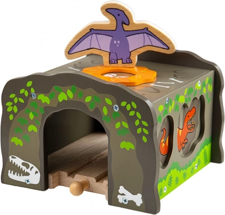 Bigjigs Rail dinosaurov tunel T. rexa za drvene željezničke pruge