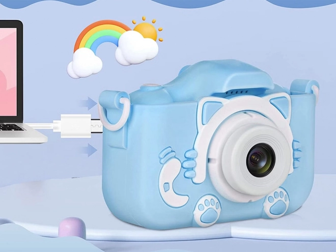 Digitalni fotoaparat za djecu s mačkom