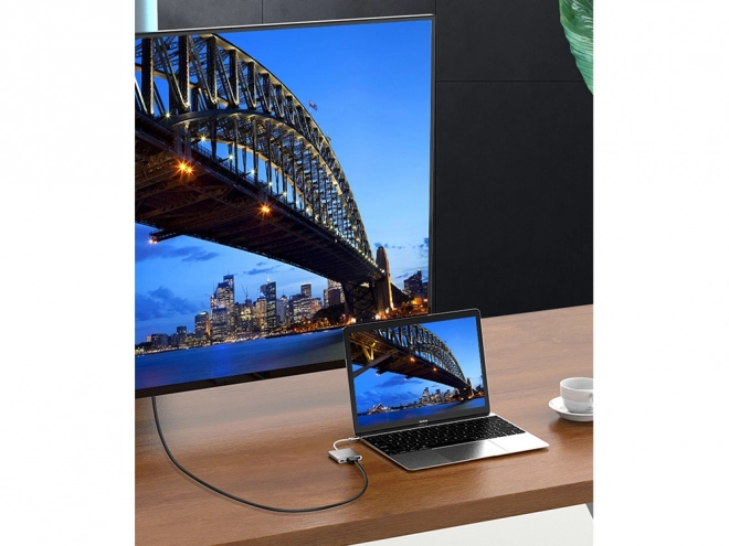 Adapter 3u1 USB-C HDMI 4K