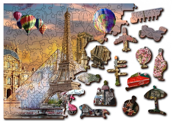 Drvene puzzle Proljeće u Parizu