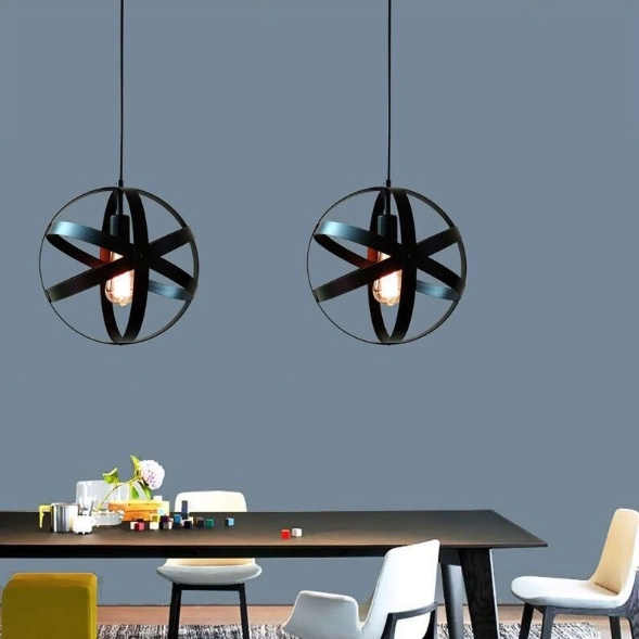 Viseća lampa Loft crna