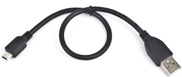 MiniUSB 2.0 kabel 5-pins 0,3 m crni za CANON