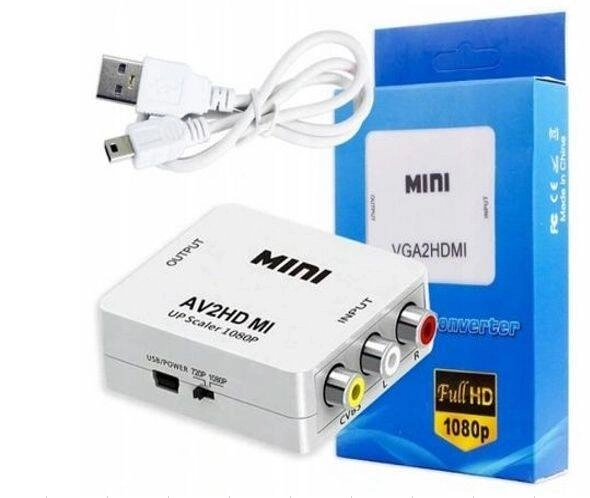 Adapter AV RCA na HDMI 1080p