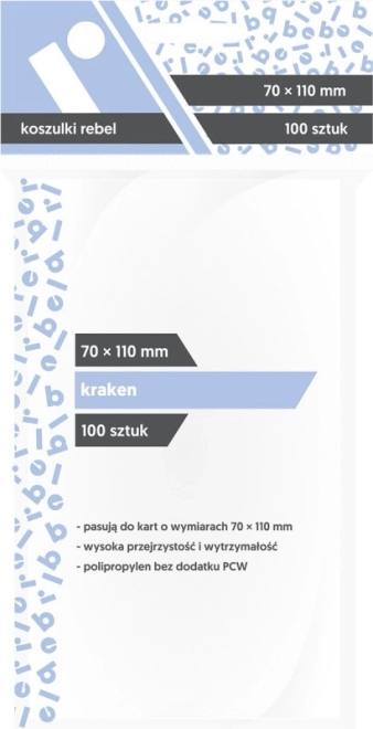 Zaštitne folije za karte 70x110 mm Kraken 100 kom