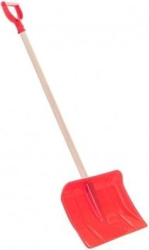 Dječja snježna lopata s T-ručkom 87 cm – Crvena