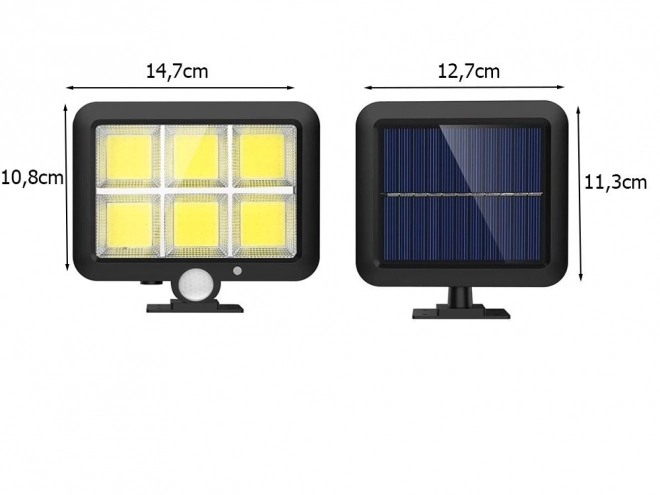 Solarna lampa s senzorom pokreta i sumraka 120 LED