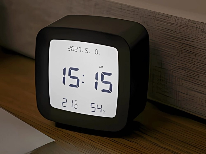 Digitalni budilica s LCD zaslonom i mjerenjem temperature i vlage