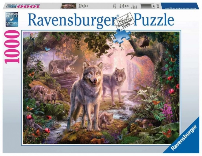 Ravensburger Puzzle Vučja obitelj ljeti 1000 komada