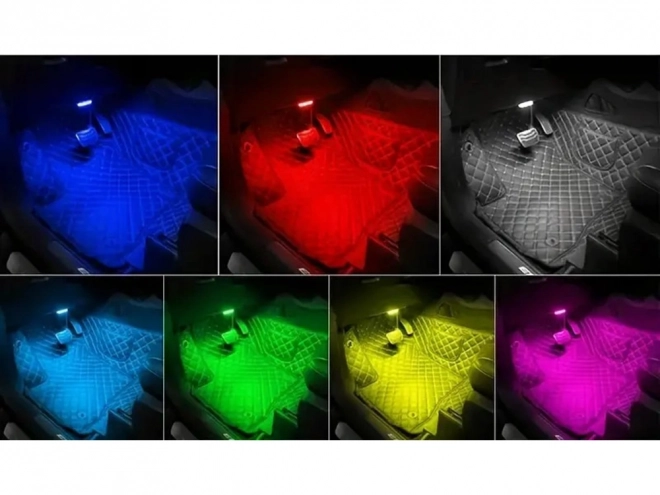 LED RGB osvjetljenje interijera auta - bežični dodatak