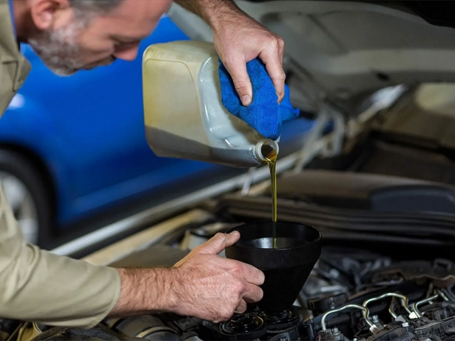 Lijevak za auto ulje s mrežicom