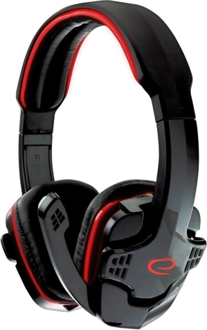 Gaming slušalice s mikrofonom Raven crvene