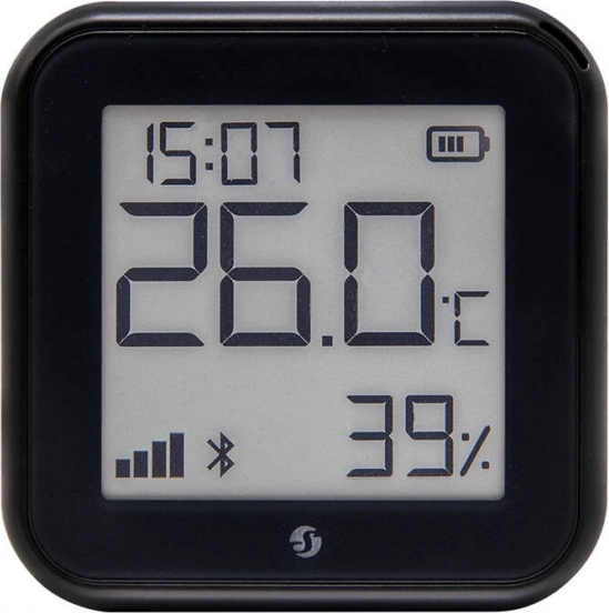 Inteligentni senzor temperature i vlage Shelly H&T Gen3 WiFi (crni)