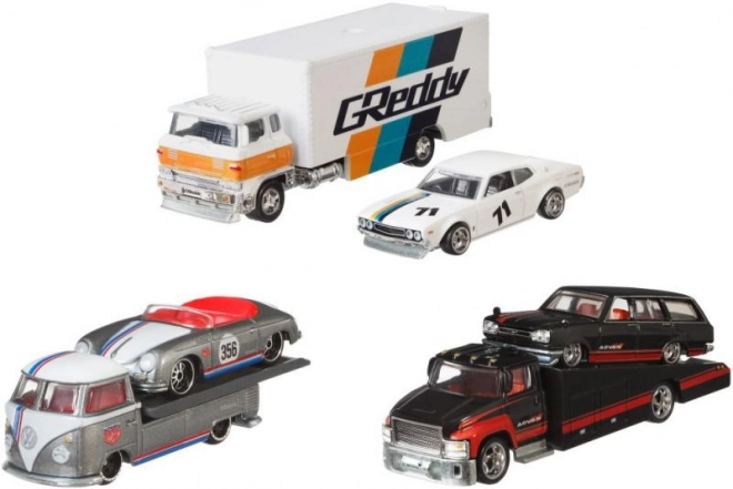 Kamion i trkaći autić Hot Wheels
