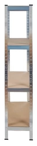 Metalni stalak s 4 police 150x75x30 cm