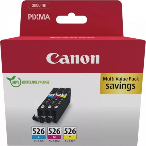 Multipak Canon CLI-526 cijan/magenta/žuta